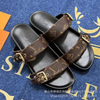 European and American Hot-Selling 2025L Home Flat Slippers Fashion Velcro Classic Series Couple Style Single Shoes Wholesale