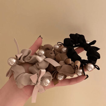 High J-Sense Joker Bow Large Intestine Hair Band 2024 New Style Ball Hair Rope Elegant Hair Band