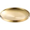 304 Stainless Steel Double Layer Barbecue Plate Korean-style Heat Insulated Western Food Plate Golden Snack Plate Thickened Anti-scalding Disc