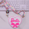 2023 cross-border new Barbie silicone bag creative cartoon crossbody shoulder bag children coin purse wholesale