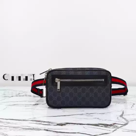 High Version Cross-Border New m Lv Men's Bag Women's Bag Genuine Leather Messenger Bag Chain Bag Box Bag Three-In-One Black Warrior