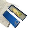 Metal Bookmarks Customized School Corporate Logo Engraving Cultural and Creative Scenic Spots Brass Cut Out Souvenirs