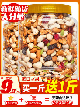 Daily Nuts Mixed Nuts 500g Mixed Canned Small Package Snacks Dried Fruit Gift Pack for Pregnant Women