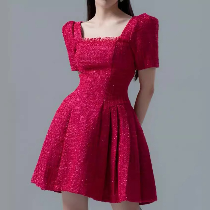 (Mới) Mã A3583 Giá 1390K: Váy Đầm Liền Thân Nữ Gutdi Dáng Chữ A Hàng Mùa Xuân Thu Đông Họa Tiết Hoa Thời Trang Nữ Chất Liệu G04 Sản Phẩm Mới, (Miễn Phí Vận Chuyển Toàn Quốc).