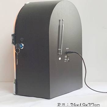 Vintage Antique Jukebox Cd Player Radio Ornament Prop Normal Playback Qiu Li