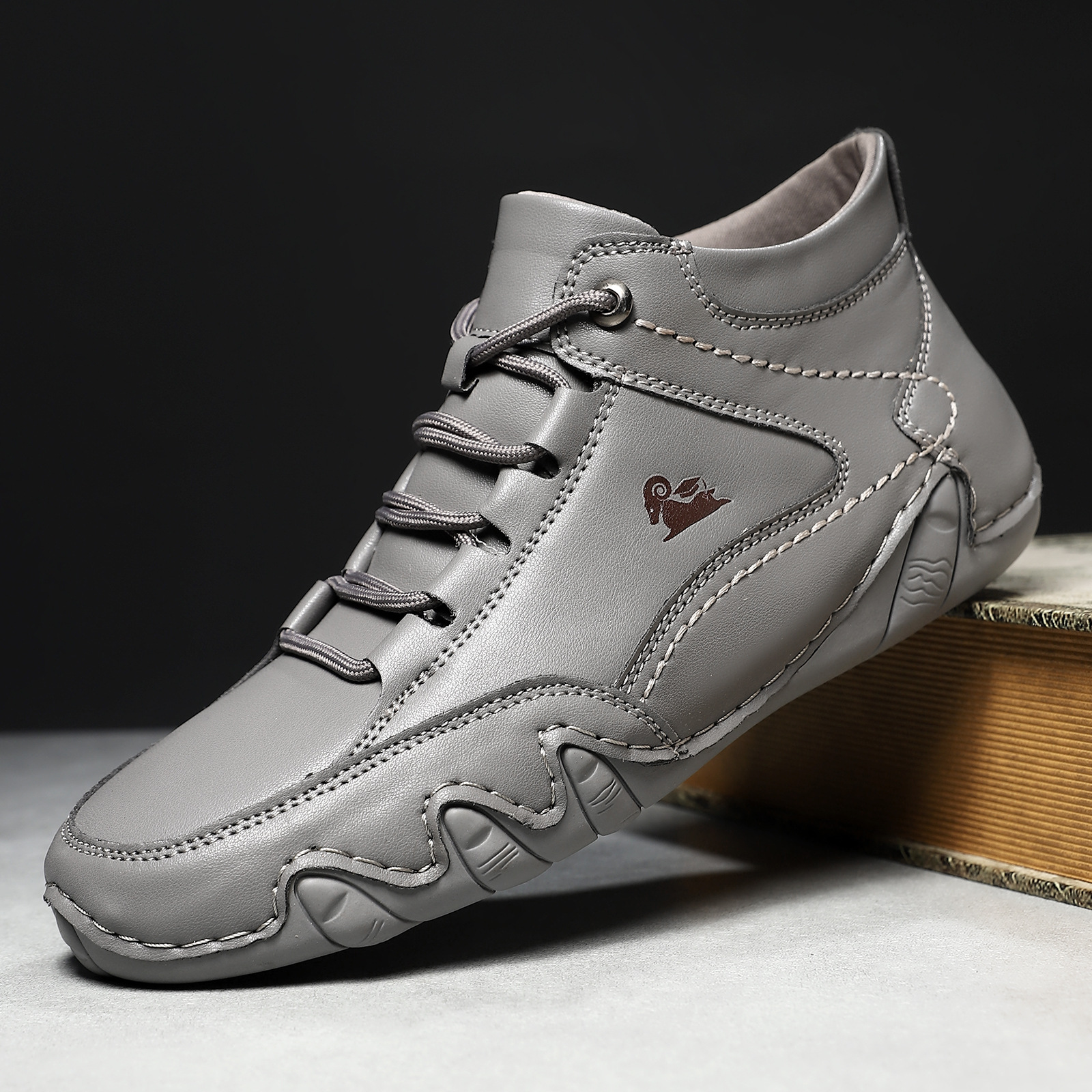 Giày Boot Cổ Thấp Nam Hàng Mùa Xuân Thu Đông