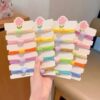 Children's Candy Color Towel Ring Girl's Balls Hair Rope Hair Ring Little Girl's Hair Rope Hair Accessories