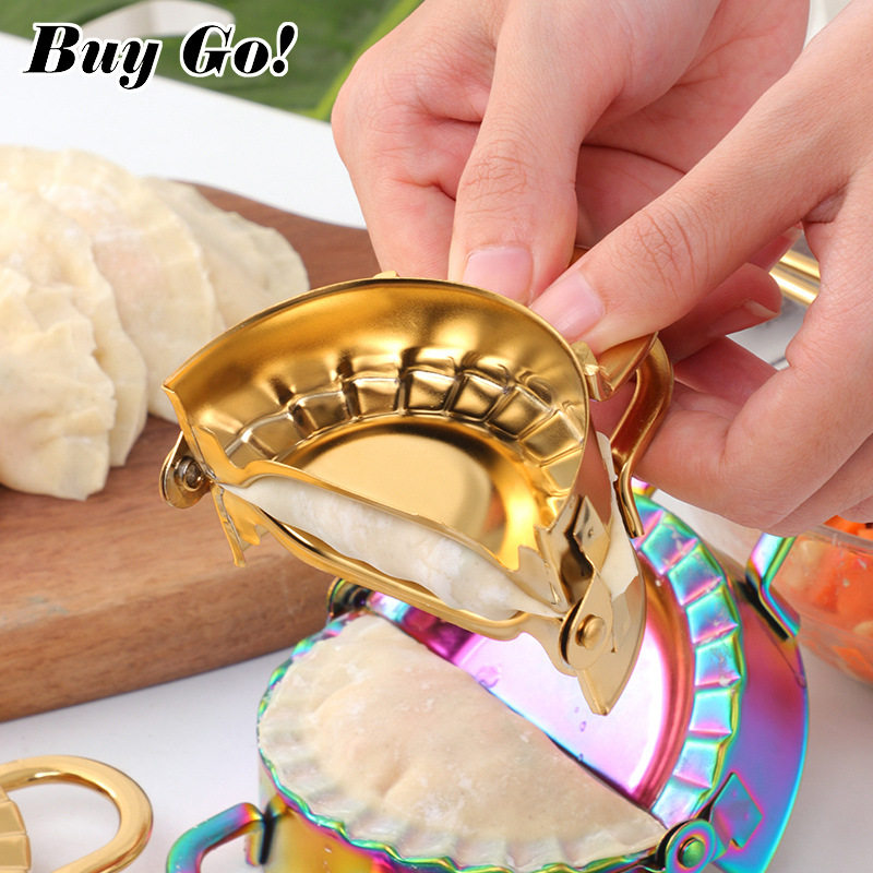 304 Stainless Steel Dumpling Maker Tool for Lazy People to Quickly Make Dumplings and Leek Boxes, Manual Dumpling Maker