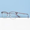 Jp Eyebrows-Physical Store Glasses Tr Alloy Glasses Frame Women's Glasses Frame Men's Myopia with Prescription Frame Wholesale
