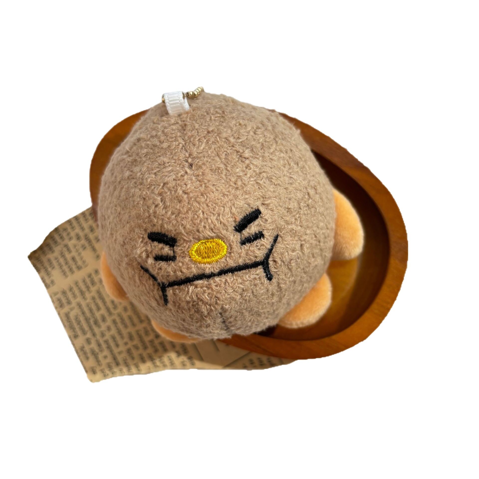 Cartoon Beef Ball Hot Pot Plush Toy Delicious Beef Ball Gourmet Pendant Doll Amusement City Grab Machine Doll