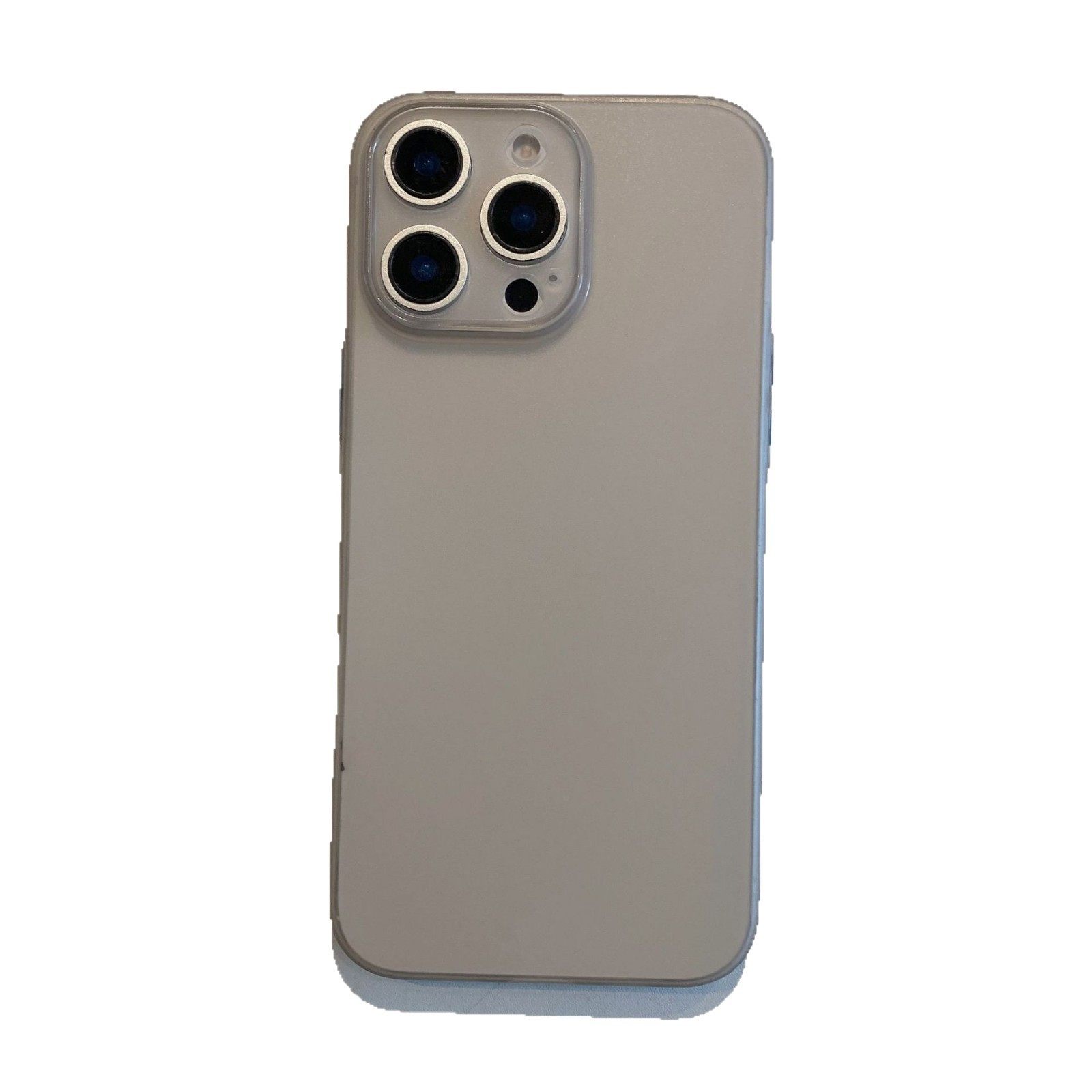 Ultra-Thin Suitable for Apple 16Promax Metal Button Frosted Mobile Phone Case 15 All-Inclusive Camera 14 Bare Metal Feel