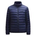 Navy blue + black label