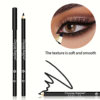 Cross-border Black Wooden Eyeliner Pen Smooth Rich Matte Very Fine Durable Waterproof Sweat-proof Embroidery Pen