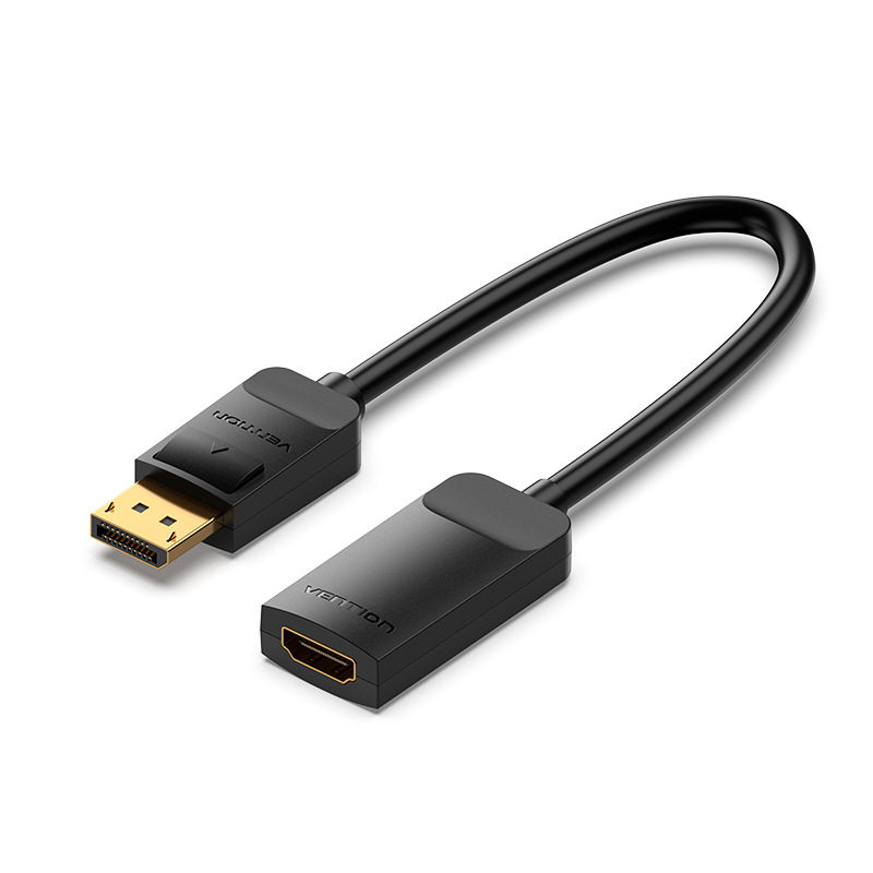 Manufacturers directly supply Weixun HBZ series DP to HDMI 4K @ 60Hz converter black 0.15 meters