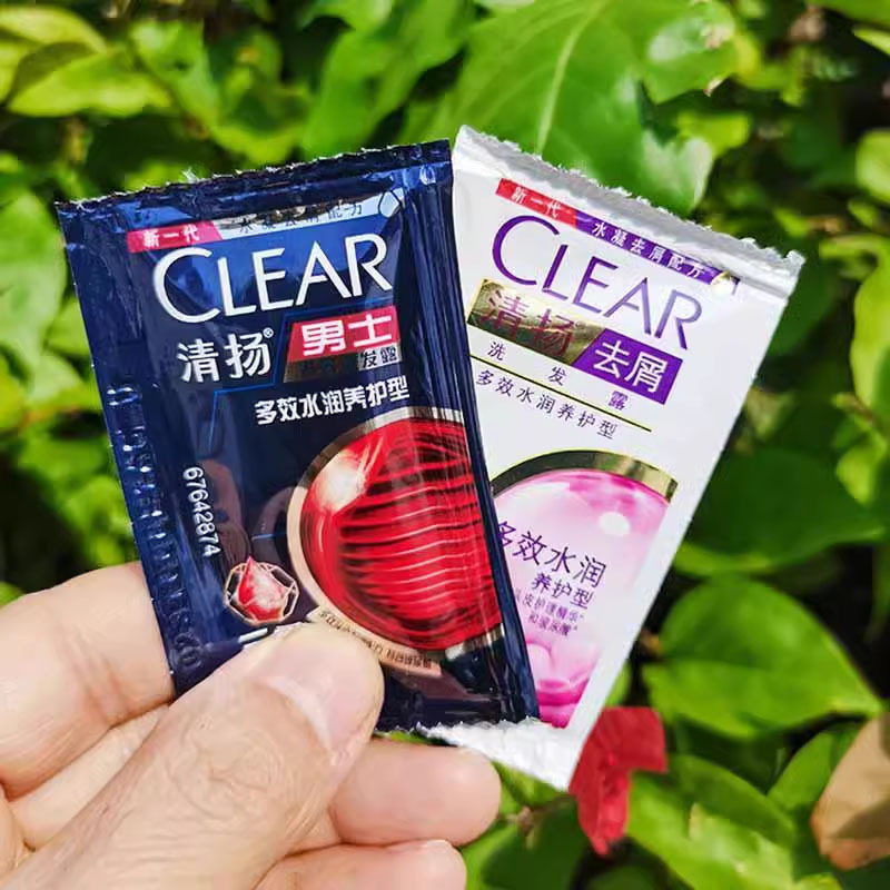 Qingyang multi-effect moisturizing and curing shampoo bag small package 5ml small bag portable travel hotel