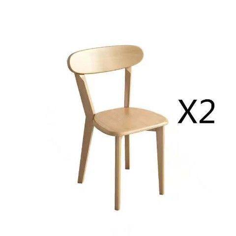 北欧实木餐桌椅组合长方形简易桌子小户型现代简约家用吃饭桌子