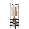Corner Coat Rack Cyber Celebrant Two-in-One Hanger Floor-Standing Vertical Multi-Layer Hanger Thickened Swivel Hanger