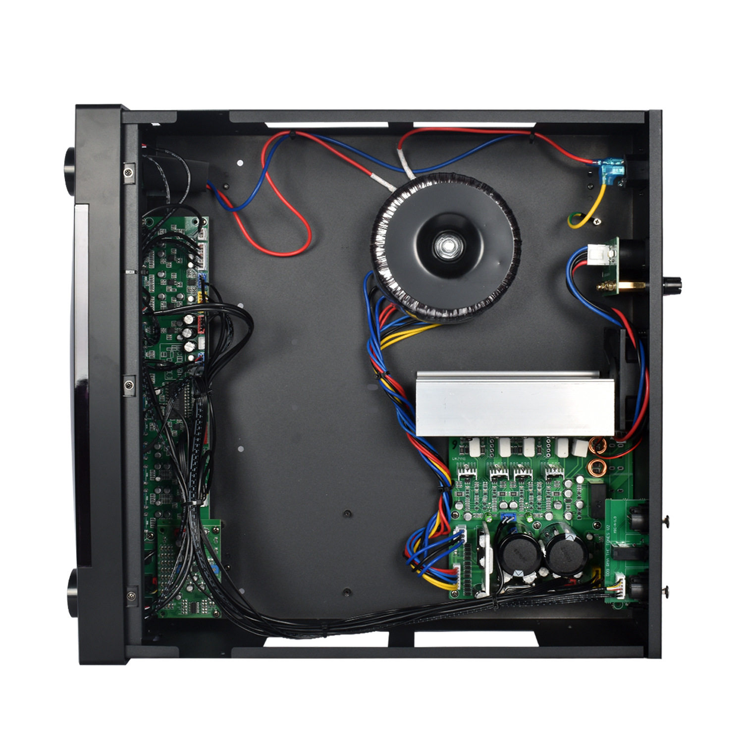 High-Power Amplifier Professional Karaoke Amplifier with Bluetooth Heavy Bass Home Karaoke Conference Engineering Card Package Machine