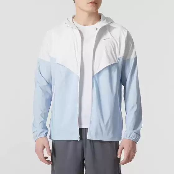 Summer New Contrast Color Splicing Sun Protection Clothing Outdoor Cycling Anti-Uv Ice Silk Sun Protection Clothing Thin Fashion Jacket