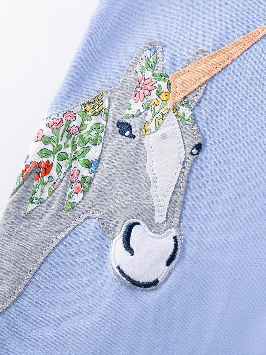 Mädchen-Sommer-Cartoon-Kleid, Kinder-Casual-Kleid-Großhandel