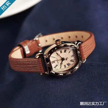 [Free Shipping] Fashionable Watch for Women, Waterproof, Retro Small Dial Belt, Junior High School, High School, High Appearance, Accessible Luxury