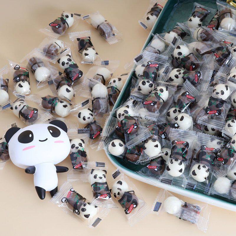 Panda Malinois Chocolate Sandwich Beans Kidsren's Casual Internet Celebrity Snacks New Year's Food Wedding Candy Candy Wholesale