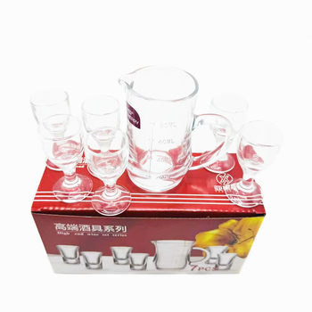 009 Wine Set Wine Divider Wine Glass Combination White Wine Divider 7-Piece Set Glass Wine Divider Daily Necessities Batch