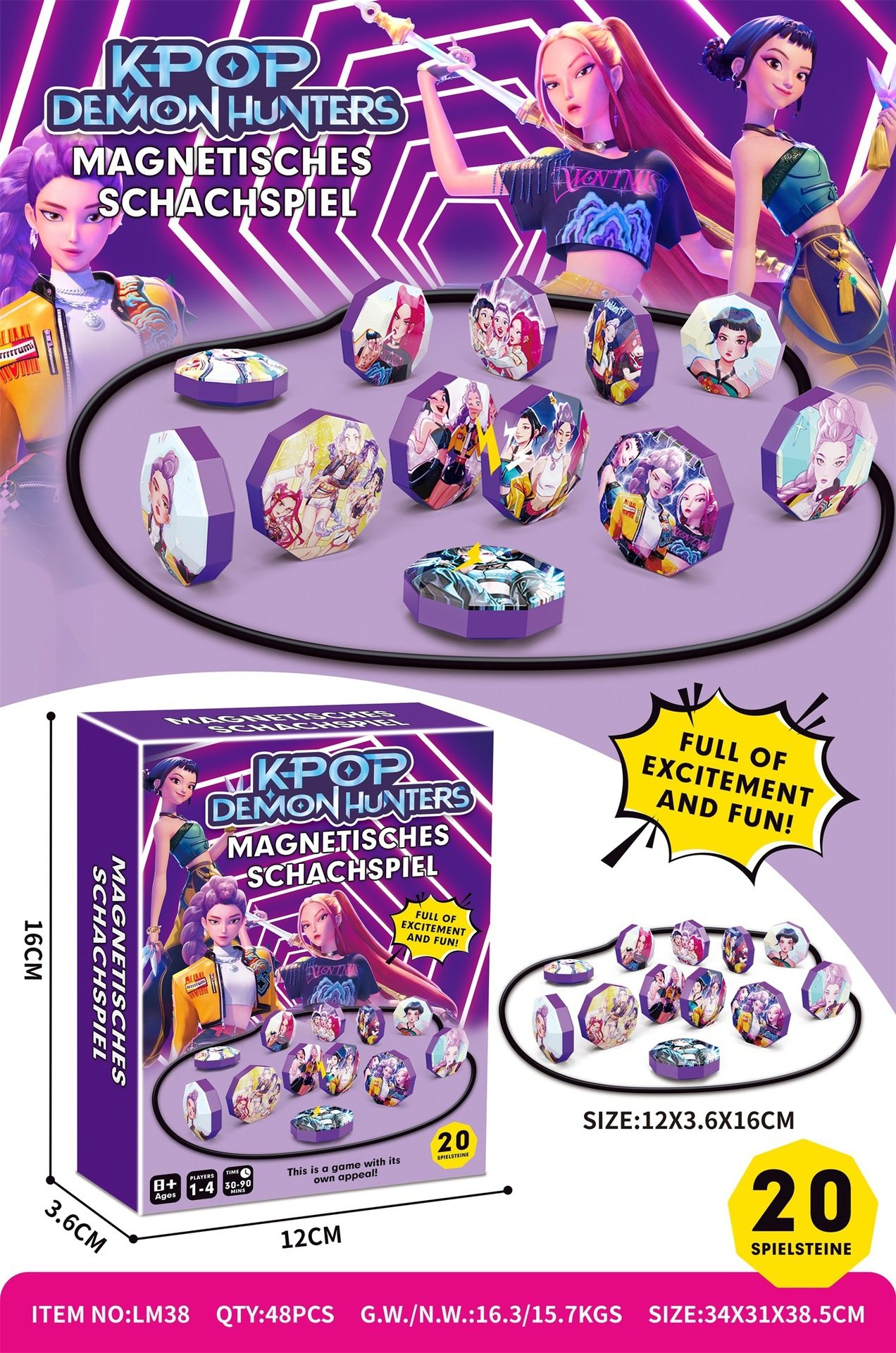 跨境亚马逊金色磁力对战棋训练思维逻辑亲子互动桌面游戏磁性玩具