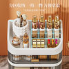 Large Cosmetic Storage Box with Drawer-type Desktop Storage Cabinet Multi-layer Dust-proof Dressing Table Storage Artifact