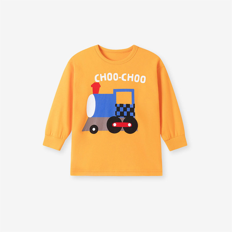 Source Factory Kids' Clothing Wholesale, [Style] Boys' T-shirt, Autumn Cotton Long-sleeve Top