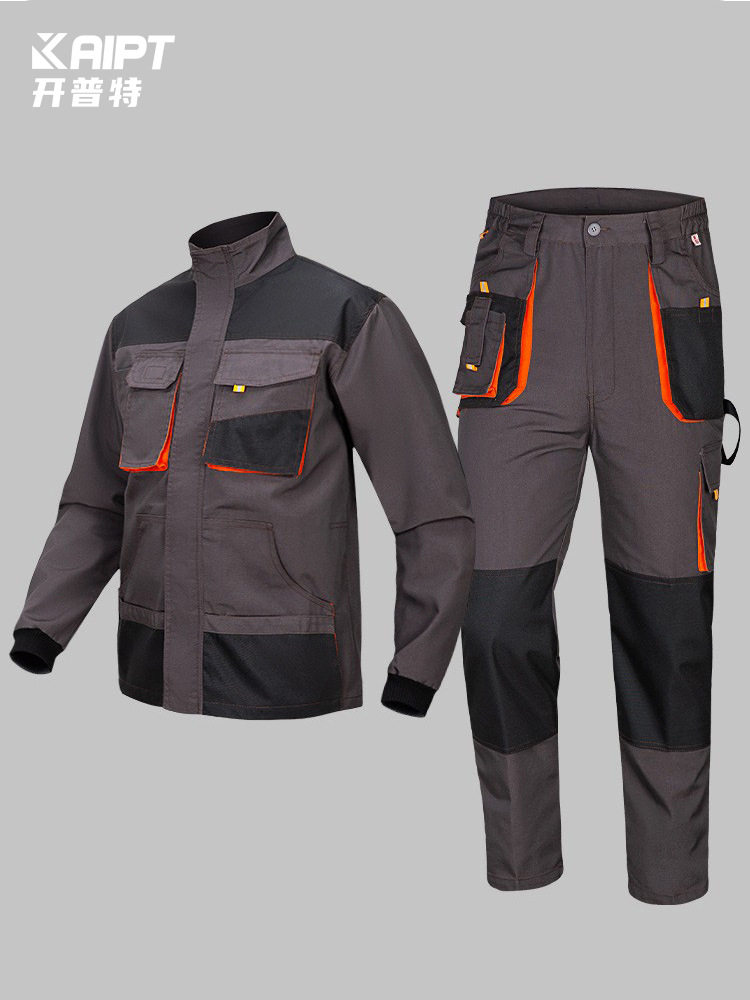 large pocket work clothes customized multi-pocket men's trousers auto repair machine repair workshop labor insurance clothing