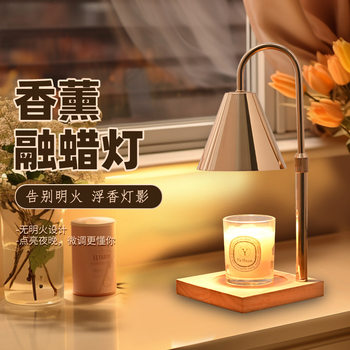 Cross-Border Lifting Aromatherapy Melted Wax Lamp Bedroom Bedside Atmosphere Lamp High-End Bedroom Simple Decorative Table Lamp Wholesale