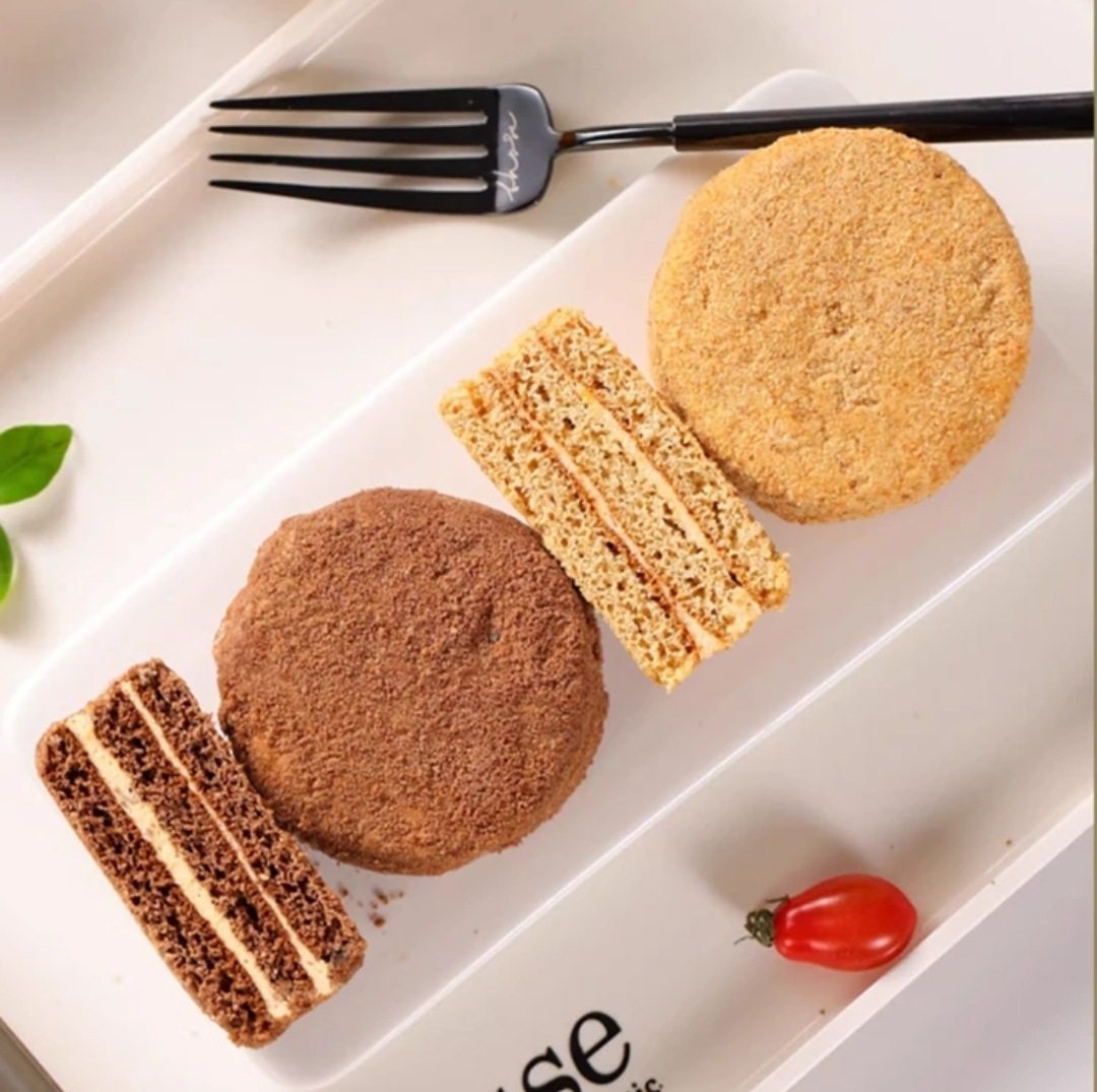 Russian-Style Mini Tiramisu Cake 1080g Honey Cream Nutritious Sugary Dessert Wholesale