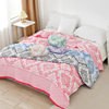 Towel Blanket Pure Cotton Gauze Throw Blanket Gauze Towel Blanket Air Conditioning Towel Blanket 100% Pure Cotton Summer Cooling Blanket Wholesale