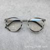 New 9704 Jiang Wen Xu Zheng Same Style Retro Screwless Pure Titanium Glasses Round Frame