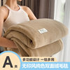 Class a Winter Thickeneded Double-Sided Milk Fleece Blanket Office Nap Blanket Sofa Cover Blanket Flannel Coral Velvet Wholesale