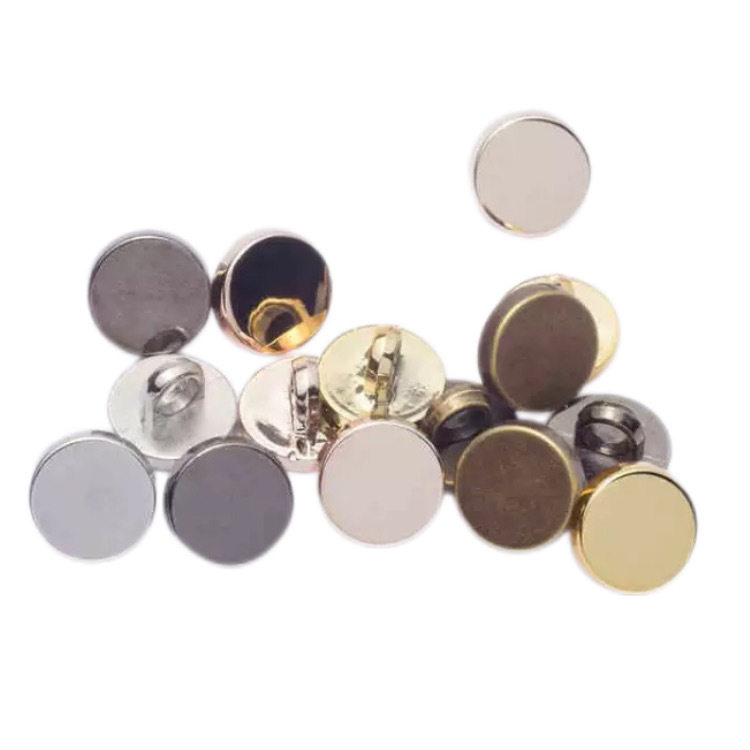 Manufacturer Wholesale Plastic Imitation Metal Electroplated High-Footed Buttons for Men's and Women's Shirts, Sweaters, and Children's Clothing Universal Buttons