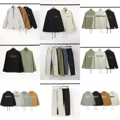 Fog 3m Reflective Letter Logo Coach Jacket Windbreaker Men and Women Couple Wear Large Size High Street Fashion Brand Jacket