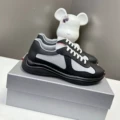 Style 17 black cow gray mesh