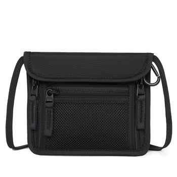 Amazon close-fitting anti-theft brush ID bag Pasher bag Travel Hanging Bag Small Card Bag Multi-functional Hanging Bag logo