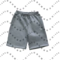 Big logo gray shorts