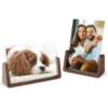 Creative Black Walnut Solid Wood U-Shaped Photo Frame Base European-Style Wooden Photo Frame Display Stand Home U-Shaped Photo Frame Ornament