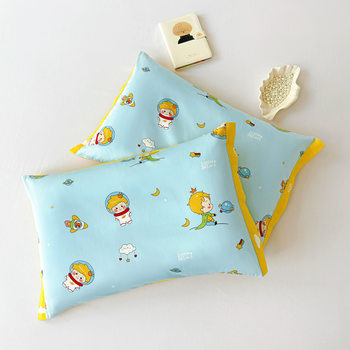 Class A 60S long staple cotton children's pillowcase cartoon pillow 30*50 baby pillowcase 40*60 student pillow scalp