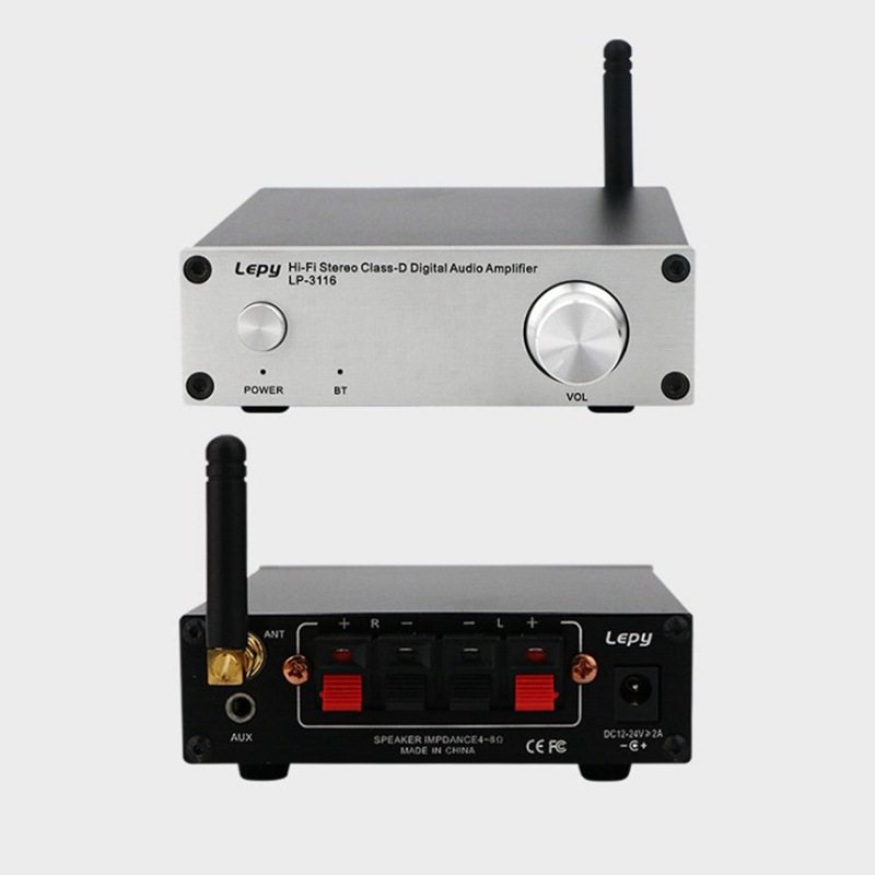 lepyHIFI Class 2.0 Stereo Digital Amplifier TPA3116 50 WX2 Bluetooth Home Class D Amplifier