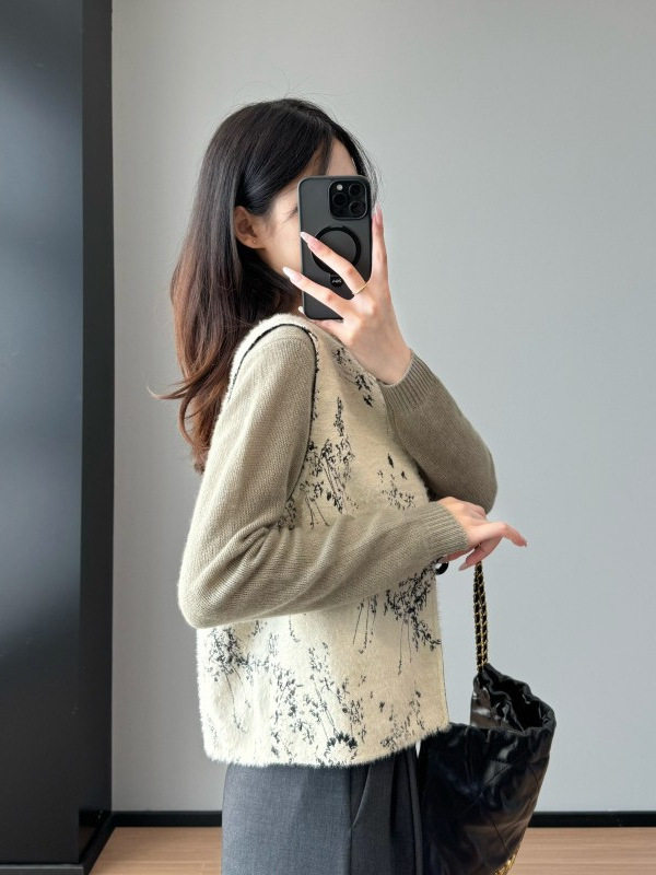 New Chinese style ~ double-sided wearable shell buckle western style jacquard South Korea velvet vest 2024 autumn and winter