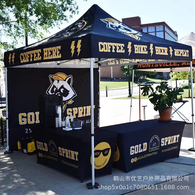 广告帐篷3*3广告折叠四角帐篷加粗加厚活动帐篷广告户外帐篷折叠