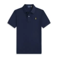 Navy blue-gold label