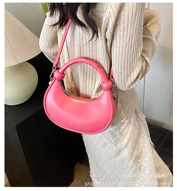 French Niche Elegant Handheld Small Bag Women's Bag New Trendy Fashion Shoulder Bag Foreign Style Crossbody Dumpling Bag 1 O1CN01Z4h0pC2HKyDP9gLE1 !!2215913929133 0 cib