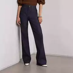 Th~Row 2026 Spring and Autumn High-Waisted Straight-Leg Slimming Loose Casual Wide-Leg Jeans for Women