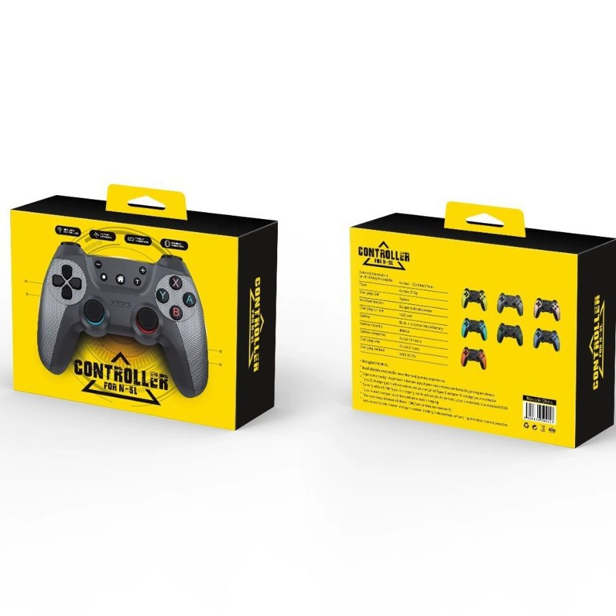 Suitable for switch wireless bluetooth handle with wake-up SWITCH vibration gyroscope luminous bluetooth handle